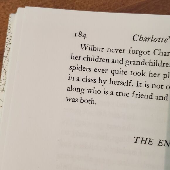 Charlotte's Web By E. B. White Hardcover - Picture 6 of 9